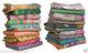 10 Pieces Mix Lot Of Indian Tribal Kantha Quilts Vintage Cotton Bed Cover Throw