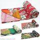 10 Vintage Kantha Gudri Reversible Throw Ralli Bedspread Bedding Quilts