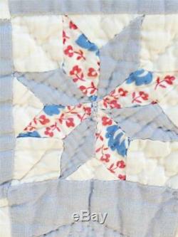 (144) WONDERFUL Vintage Quilt 8 POINT STARS Handmade