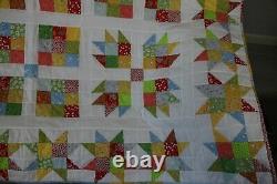 1930s fabrics Handmade patchwork Quilt
