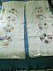 2 Matching Antique Vintage Handmade Dresden Plate Twin Size Quilts