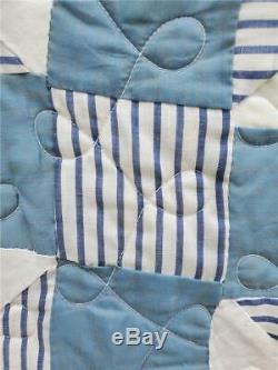 (269) VERY NICE Vintage Quilt PINWHEEL Handmade