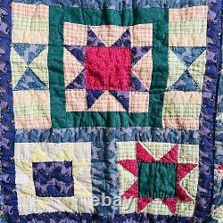 45x35 Vintage Handmade Quilted Throw