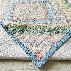 80x80 Vintage Handmade Patchwork Quilt