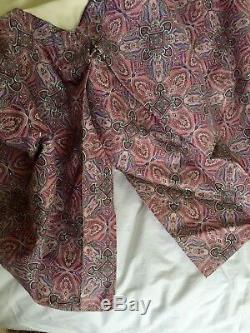 AUTHENTIC AMISH SIGNED Star Pattern Quilt Q/K 88x103 Shams, Bed Skirt SET VTG