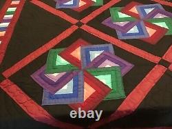 Amish Quilt. Star Spin