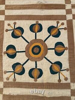 Antique Applique Quilt OOAK One-of-a-Kind Stunning