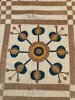 Antique Applique Quilt OOAK One-of-a-Kind Stunning