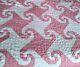 Antique Quilt Drunkards Path Pink White Beautiful Condition Quilt 1 Of The Best