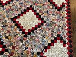 Antique Quilt Early 1800's Hand Stiched