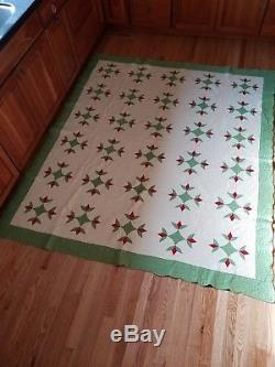 Antique vintage condition handmade quilt