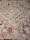 Beautiful Vintage Patchwork Appliques Quilt Full Size