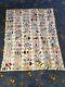 Beautiful Antique 1930's 1940's Vintage Quilt Homemade Quilted Quilt 67x82 (h1)