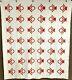 Christmas Red! Pa C 1890-1900 Baskets Quilt Antique Fine Quilting
