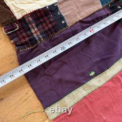 Crazy Quilt Handmade Vintage Patchwork