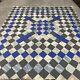 Custom Handmade Checkered Quilt Hand Quilted Vintage Retro Mcm Southern