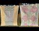 Double Sided Handmade Patchwork Quilt Old Vintage Antique Hand Stitched Heavy