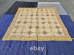 Early 19th Century Hand Stitched Quilt 92 X 92 Appx 100 Years Old 1935 Signed