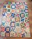 Early American Handmade All Hands Around Quilt Vintage