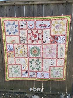 Farmhouse handmade vintage quilt