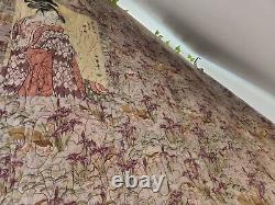 Geisha Girls Handmade Quilt / 2009 / Tapestry / Hand Quilted, flawless and rare