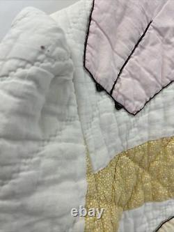 HANDMADE Cottagecore Jacket Made from Reclaimed Vintage Quilt Size Medium