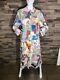 Htf Vintage Patchwork Crazy Quilt Long Robe Colorful Handcrafted Euc Rare M-xl