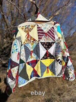 Handmade Patchwork Vintage Quilt Coat