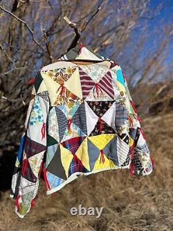 Handmade Patchwork Vintage Quilt Coat