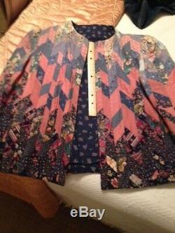 Handmade Vintage Quilted Jacket-WELL-MADE, EXCELLENT QUALITY