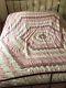 Heirloom Patchwork Quilt/throw Vintage Laura Ashley Fabrics Hand Made King