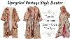 How To Create A Vintage Style Duster From An Old Robe Patchwork Slouchy Pockets U0026 Tea Dying