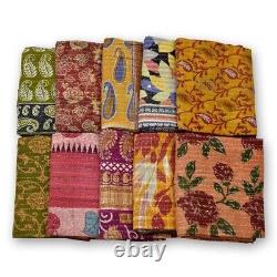 Indian Handmade vintage decorative kantha quilts bedding bedcover kantha throw
