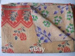 Indian Old Vintage Patchwork Handmade Kantha Quilt Blanket Gudari Lot 10