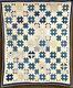 Indigo Blue! Pa Hole In Barn Door Star Quilt Antique Signed Christmas 1935
