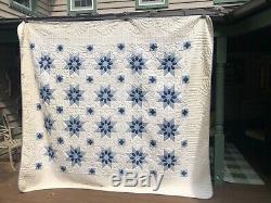 King Size Hand-made Amish QUILT- Vintage
