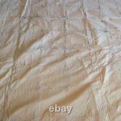 Log Cabin 78 x 86 Quilt Vintage Hand Made Quilt Excellent Condition