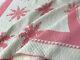 Master Quilting! C 1930s Feathered Star Quilt Vintage Tiny Pcs