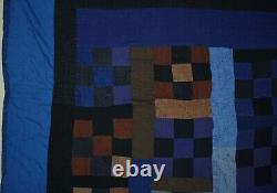 OUTSTANDING Vintage 40's Holmes County, Ohio AUTHENTIC AMISH Antique Crib Quilt