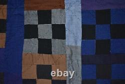 OUTSTANDING Vintage 40's Holmes County, Ohio AUTHENTIC AMISH Antique Crib Quilt