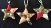 Patchwork Star Ornaments