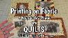 Printing Photos On Fabric 4 Ways To Sew Pictures Into Quilts Photo Quilt Tutorial