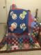 Queen Size Perfect Condition Handmade Quilt With Hearts & Angels Reversible