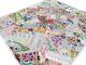 Quilt King Patchwork White Indian Bed Cover Handmade India Vintage Patches Boho