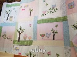 Quilt Vintage Beautiful Field 86 x 86 Estate Sale