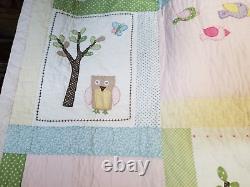 Quilt Vintage Beautiful Field 86 x 86 Estate Sale