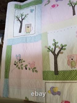 Quilt Vintage Beautiful Field 86 x 86 Estate Sale