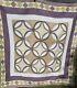 Quilt Vintage Handmade 81 X 86with Two Pillow Covers Estate Sale