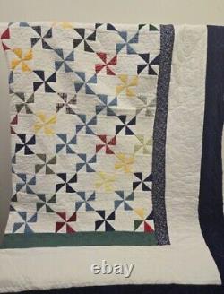 Quilt Vintage Handmade Queen Size 82 x 94 Estate Sale