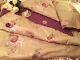 Reversible Quilt/eiderdown Vintage Laura Ashley Glazed Cotton Beads Pillowcases
